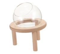 Milisten Small Hamster Bathroom Transparent Glass Sand Bath Box for Hamsters Mice Small Pets Practical Bathing Toilet Area with Smooth Edges Easy to Clean Observe Bathing Activities