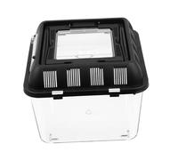 Milisten Small Tarantula Enclosure Reptile House Feeding Container Sturdy Spider Tank for Breeding Jumping Spiders