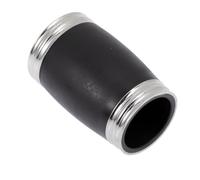 Milisten Smooth Black Bakelite Clarinet Tuning Tube Two Section Small Lightweight Design for Beginners and Professionals Suitable for B Flat C a Pitch Adjustments
