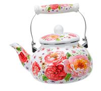 Milisten Smooth Surface Porcelain Enamel Teakettle Stove Top Tea Pot Practical Teapot Thermal Conductivity