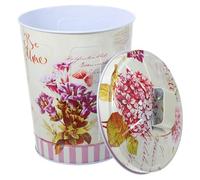 Milisten Snack Storage Biscuit Tin with Airtight Lid 7.87X5.91X5.91 Inch Decorative Cookie Jar for Candy and Biscuits in Kitchen and Living Room