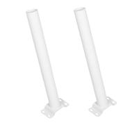 Milisten Solar Light Extension Mounting Arm Street Light Bracket for Roads, 48Cm Inner Diameter, Sturdy Steel Design, Weather-Resistant, 2Pcs