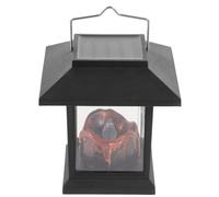 Milisten Solar Outdoor Candle Lamp Hanging Lantern Garden Hanging Lights 300mah Plastic Candle Shape Light Deck Tree Decoration Random Style