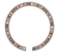 Milisten Sound Hole Rosette Inlay Sticker for Acoustic Classical Guitar, Solid Veneer Decal with Sturdy Material, Easy Application, Guitar Decorative Accessory for Musical Instrument