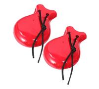 Milisten Spanish Dance Castanets for Traditional Wooden Hand Percussion Finger Castanets with Crisp Sound Elegant Design for Early Music Education and Performance