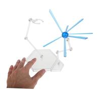 Milisten Special Effects Figure Display Stand Blue Model Base for Articulated Action Figures Versatile Holder for Dynamic Scenes Collectible Model Display Enhancement
