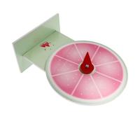 Milisten Spinning Prize Wheel for Classroom Carnivals Interactive Tabletop Game for Raffles Giveaways Construction for Repeated Fun