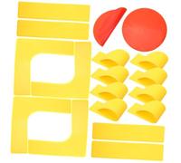 Milisten Sports Training Marker Pad for Tennis Football Basketball Ground Marking Tools with Smooth Edges Bright Color for Visibility Agility Floor Spot Markers
