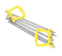 Milisten Spring Steel Chest Expander for Fitness Exerciser with Comfortable Grip Versatile Muscle Exercise Rope for Home Gym Sports Stretch Band for Boy Girl Workout and Athletic Training