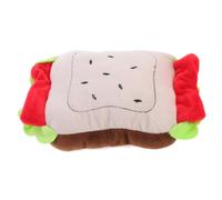 Milisten Squeaky Dog Molar Durable Stuffed Sandwich Design for Chewing Lightweight Interactive Bite for Puppies Promotes Healthy Chewing Habits for Travel and Playtime