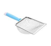 Milisten Stainless Steel Cat Litter Scoop Lightweight Long Handle Non Stick Litter Sifter for Easy Cleaning and Use Practical Pet Waste Scooper