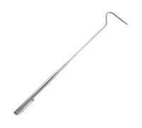 Milisten Stainless Steel Extendable Snake Hook for Reptile Handling Telescoping Tool for Safe Snake Control and Wildlife Management for Herpetologists and Outdoor Enthusiasts