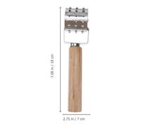 Milisten Stainless Steel Meat Tenderiser Needle and Roller Hammer for Beef Steak, Kitchen Tenderizer Tool with Rolling Pins, Suitable for Steak and Poultry Preparation
