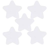 Milisten Star Shaped Canvas Stretched Artist Canvas Stretched Boards for Oil Painting 5pcs