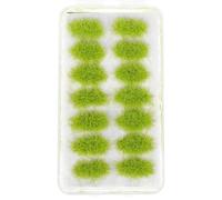 Milisten Static Grass Tufts Model for Sand Table DIY Crafts Miniature Simulated Grass Cluster in Winter Light Green for Railway and War Gaming