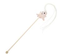 Milisten Stimulating Cat Wooden Plush For Cats Cat Wand For Indoor Cats Goth Cat
