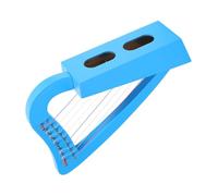 Milisten String Wooden Harp Lyre for Beginners Portable Finger Harp Instrument in Classical Style for Music Lovers and Travel Use