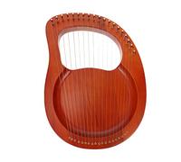 Milisten Strings Lyre Harp Handheld Ancient Style Harp Warm Tone Musical Instrument for Friends Family