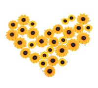 Milisten Sunflower for 30pcs Charms Orange Cartoon Mini Resin Pendants and Making Earrings, Sturdy and Reliable Handmade Decors Handbag