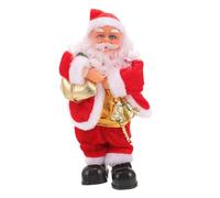 Milisten Swinging Music Santa Claus Electric Dancing Xmas Decoration Portable Interactive Holiday Ornament Battery Powered