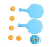 Milisten Table Tennis Toy Set 1 Set of Training Equipment Pp Material Safe for Boys and Girls Portable Reusable Indoor Game for Family
