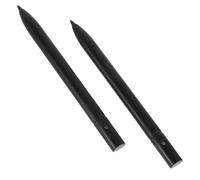 Milisten Tablet Pen While on The Move for Jotting down Ideas and Notes Stylus Pens 2pcs Erasable Reusable Plastic Black for Touch Screens Lcd Drawing Board
