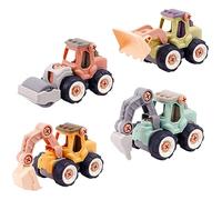 Milisten Take Apart Bulldozer Toy for Boys and Girls DIY Assembly Engineering Truck Detachable Nuts Educational for Boys and Girls Construction Playset