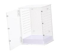 Milisten Tarantula Breeding Box Acrylic Container for Reptiles and Insects Transparent Design with Breathable for Praying Mantis Snakes and Pets