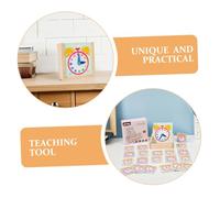 Milisten Teaching Clock Model for Engaging Educational Management Tool with Unique Design for Preschool Learning for Classroom Use and Recognition