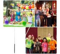 Milisten Telescopic Puppet Arm Control Rods Stainless Steel Handles for Hand Puppets and Mini Plush Manipulation Sticks for Ventriloquism and Stage Performance