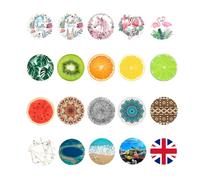 Milisten Tile Bathroom Sticker with Flamingo Design, Waterproof PVC Floor Sticker, Self Adhesive and Easy to Remove, for Closet and Living Room Decoration