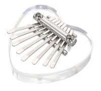 Milisten Tone Mini Acrylic Kalimba Thumb Piano with Ergonomic Curved Keys for Pleasant Sound Portable Finger Piano for Music Learning and Fun