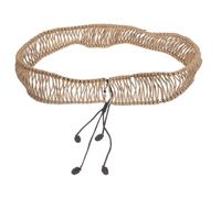 Milisten Tongue Instrument Your Musical and Securing Decorating Random Rope for Hand-braided Brown Wrapping for Steel Drum, Bendable Ethereal Drum Accessory, Sturdy Hemp Material Color