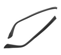 Milisten Tr90 Eyeglasses Arm Legs Replacement Pair for Reading Glasses | Black Glossy Finish, Pressure Relief Design, Easy Home Fix for Metal Frame Glasses and Optical Shops