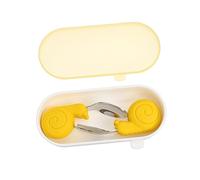Milisten Training Tableware Smooth Edge Fork Spoon for Easy to Clean Dinnerware with Storage Box for Weaning and Dining