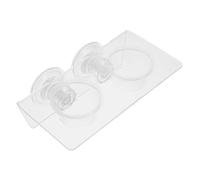 Milisten Transparent Acrylic Reptile Feeder Bowl with Leakproof Suction Cup Dual Design for Food and Water Easy-clean Terrarium Dish Suitable for Geckos Lizards Snakes and Various Reptile