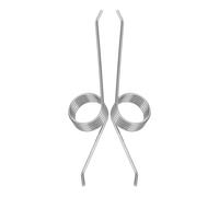 Milisten Trash Can Lid Spring Set 2Pcs Torsion Springs Replacement Fits Storage Bins 0.6 X 7 Twists