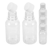 Milisten Travel Medicine Containers 6pcs 100Ml Pill Storage Jars with Safety Lids for Moisture Protection and Dosage Measurement at Home