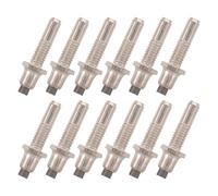 Milisten Trekking Pole Tips Walking Cane Spikes 12pcs Tungsten Steel Replacement Set Sturdy Nordic Walking Poles Accessories for Hiking Sticks for Mountain Trail and Outdoor Use
