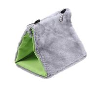 Milisten Triangle Thickened Warm Parrot Hammock Bed House Cozy Nest for Outdoor Birds Minimalist Design Durable Material for Play and Sleep for Parrots and Birds