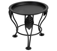 Milisten Tripod Wrought Iron Flower Stand Heavy Duty Plant Planter Stool Iron Potted Plant Stand Potted Plant Trays Hanging Flower Pot Plant Stands Metal Plants Crystal Ball Bonsai