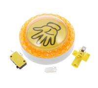 Milisten Trivia Buzzer Button with Loud Alarm Sound Palm-activated Game Controller for Adults Compatible with Game Machines Featuring Pat the Cow and Catch the Eel Modes Classroom and