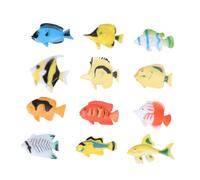 Milisten Tropical Fish Model Mini Organism Simulation Educational Play for Boys Cognitive Learning and Party Favor Aquarium Pool Fun