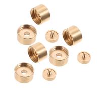 Milisten Trumpet Button Buckles Covers Copper Musical Instrument Buckle Simple Trumpet Accessories Beautiful Appearance Fine Workmanship Multi-Purpose Use for Brass Band Performance