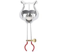 Milisten Trumpet Lyre Music Sheet Clip Sturdy Metal Score Reading Holder for Trumpets Cornets Easy to Install Compact Design for Marching Band Use Durable Reliable Music Clamp