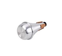 Milisten Trumpet Mute Practice Straight Cup Trumpet Mute Musical Accessory for Beginner for Beginner Cork Material Silver for Practice Playing