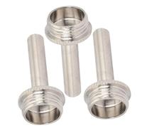 Milisten Trumpet Piston Stem Replacement Set Rust-resistance and Easy to Clean Features 3pcs Lightweight Stainless Steel Connecting Rods for Brass Instrument Maintenance
