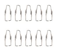 Milisten Trumpet Valve Springs 10Pcs Silver Iron Water Gate Springs Replacement for French Horn and Tuba Drainage Accessories Portable