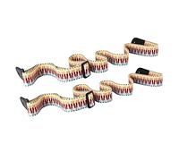 Milisten Ukulele Strap Compact Practical Ukulele Sling Accessories 2pcs Ethnic Style Rainbow Braided Webbing Small Guitar Shoulder Straps for Outdoor and Home Use