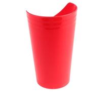 Milisten Unbreakable Dysphagia Cup Nose Cut Out Plastic Lightweight Large Capacity for Elderly and Convalescent Use Red